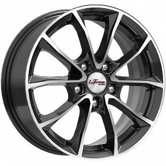 Диск iFree Джет (KC914-02) 6,5x16 5x112 ET46 DIA 57,1 Блэк джек