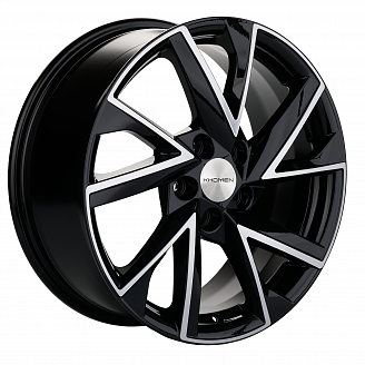 Диск KHW 1714 7x17 5x114,3 ET45 60,1 Black-FP (Toyota Camry) (Цилиндр)