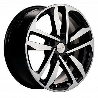 Диск KHW 1612 6,5x16 5x114,3 ET40 66,1 Black-FP (ZV_16 Qashqai/Tiida)