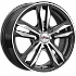 Диск iFree Маскот (KC870-12) 6x15 4x100 ET50 DIA 60,1 Блэк джек