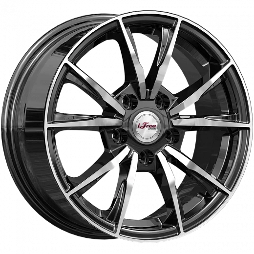 Диск iFree Сион (KC1055-02) 6,5x15 5x114,3 ET39 DIA 60,1 Блэк джек