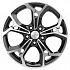 Диск KHW 1702 7x17 5x114,3 ET48,5 67,1 Black-FP (Kia Sportage)