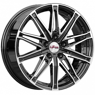 Диск iFree Виар (KC1065-13) 6,5x17 5x114,3 ET37 66,6 Блэк Джек