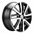 Диск KHW 1609 6x16 4x100 ET50 60,1 Black-FP (Lada Vesta/Lada Largus)