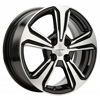Диск KHW 1502 6x15 4x100 ET46 54,1 Black-FP (Hyundai Solaris II)