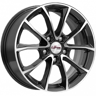 Диск iFree Джет (KC914-01) 6,5x16 5x114,3 ET43 DIA 67,1 Блэк джек