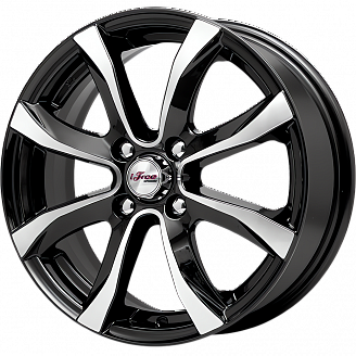 Диск iFree Дайс (KC696-08) 6x15 4x100 ET48 DIA 54,1 Блэк джек
