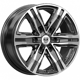 Диск K&K R8 (KC1174-08) 7,5x17 6x139,7 ET42 100,1 Алмаз черный