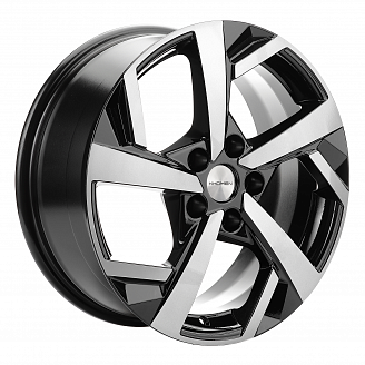Диск KHW 1712 7x17 5x114,3 ET45 60,1 Black-FP (Toyota Camry) (Цилиндр)