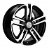 Диск KHW 1602 6,5x16 5x139,7 ET40 98,5 Black-FP (Lada Niva 4x4)