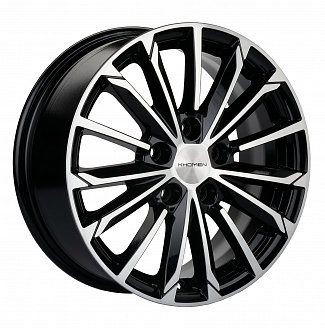 Диск KHW 1611 6,5x16 5x114,3 ET43 67,1 Black-FP (HyundaiSonata)