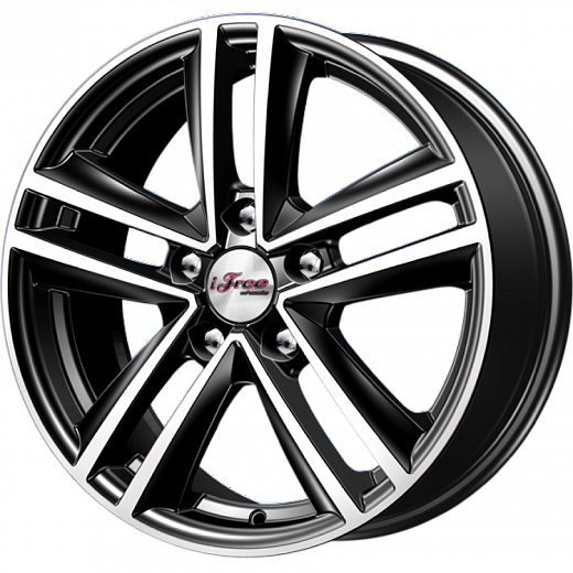 Диск iFree Катар (KC885-00) 6,5x16 5x100 ET40 DIA 67,1 Блэк джек