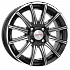 Диск K&K Сиеста 6x15 4x100 ET45 DIA 67,1 Алмаз черный