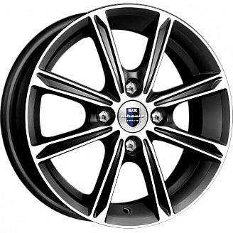 Диск K&K Флэш (KC698-03) 5x14 4x100 ET45 DIA 67,1 Алмаз черный