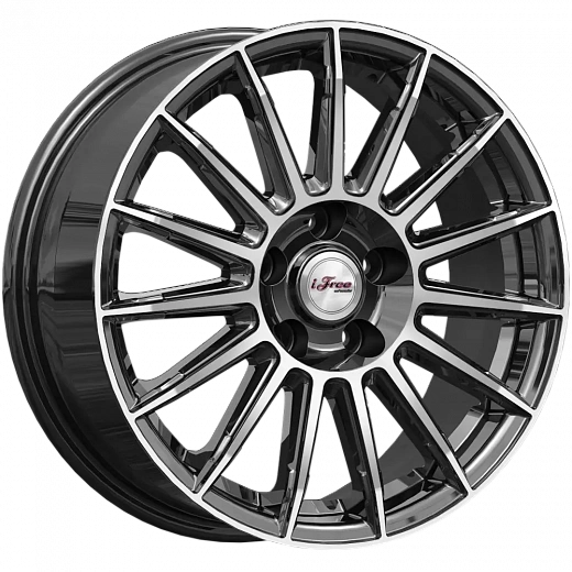 Диск iFree Азур (KC1052-08) 6,5x16 5x114,3 ET45 DIA 60,1 Блэк джек