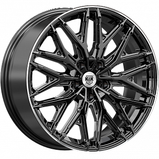 Диск K&K Клермон (KC1156-03) 8x19 5x114,3 ET30 60,1 Черный бриллиант