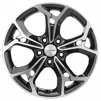 Диск KHW 1606  6,5x16 5x114,3 ET43 67,1 Black (Hyundai Sonata)