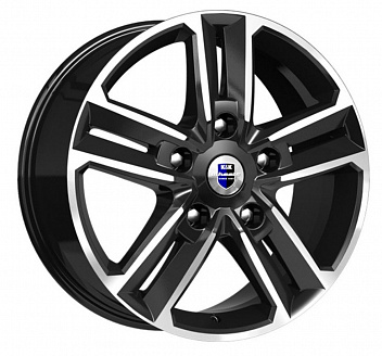 Диск K&K Backfire 8x18 5x114,3 ET40 DIA 67,1 Алмаз черный