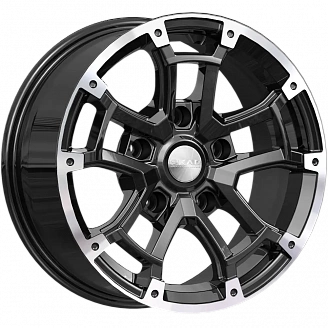 Диск SKAD Барахас 7x16 5x139,7 ET15 DIA 98,5 Алмаз