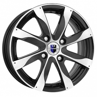 Диск K&K Джемини-ориг. 5,5x14 4x100 ET49 DIA 56,6 Алмаз черный