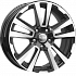 Диск K&K KC874 (17_Vesta Cross) 6,5x17 4x100 ET43 DIA 60,1 Алмаз черный