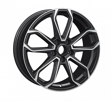 Диск KHW 1816 7x18 5x114,3 ET37 66,6 Black-FP (Haval Jolion) (Сфера)