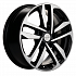 Диск KHW 1612  6,5x16 5x114,3 ET50 67,1 Black-FP (Hyundai Elantra/ Hyundai i30/ Kia Ceed/ Kia Cerato